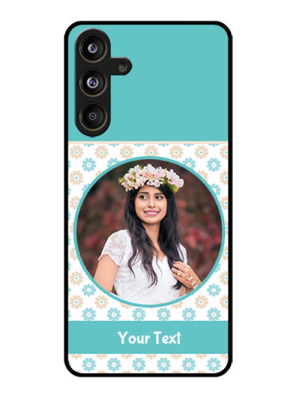 Custom Samsung Galaxy F55 5G Custom Glass Phone CaseBeautiful Flowers Design