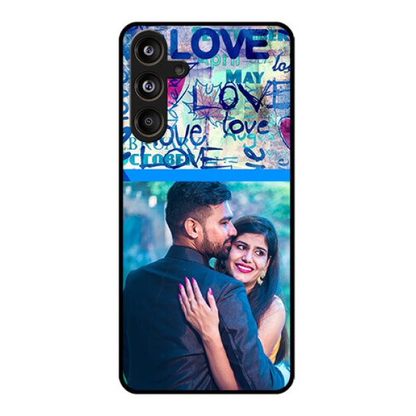 Samsung Galaxy F55 5G Custom Glass Phone CaseColorful Love Design Samsung Galaxy F55 5G Custom Glass Phone CaseColorful Love Design