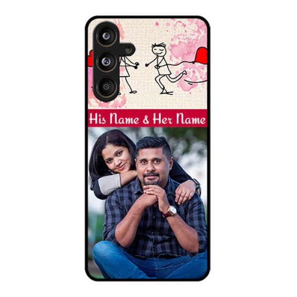 Samsung Galaxy F55 5G Custom Glass Phone CaseYou And Me Case Design Samsung Galaxy F55 5G Custom Glass Phone CaseYou And Me Case Design