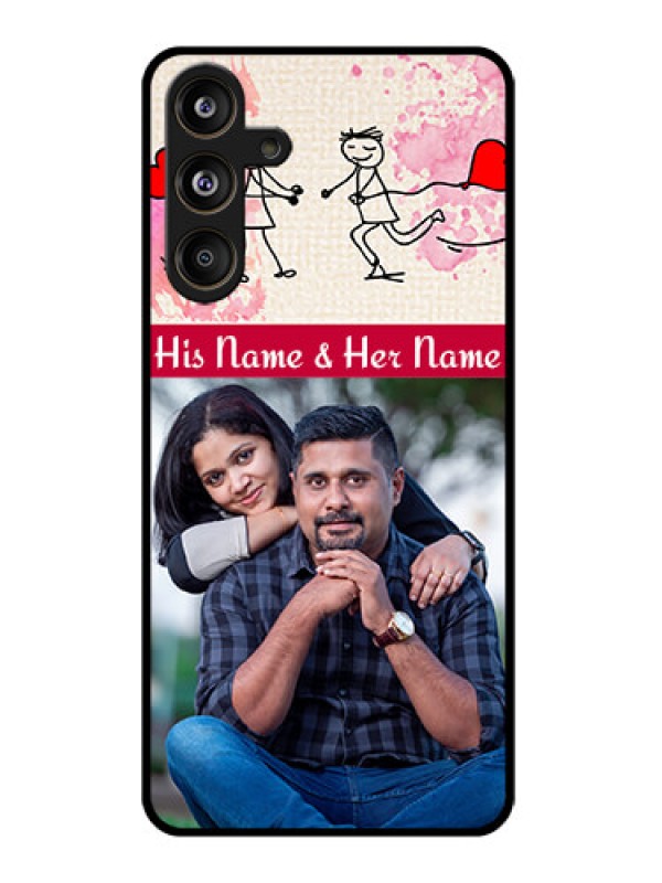 Custom Samsung Galaxy F55 5G Custom Glass Phone CaseYou And Me Case Design