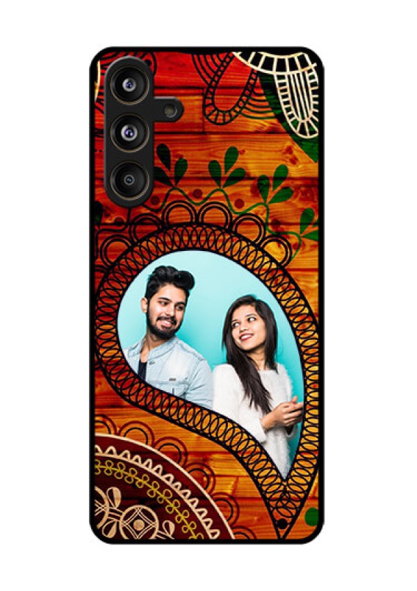 Samsung Galaxy F55 5G Custom Glass Phone CaseAbstract Colorful Design