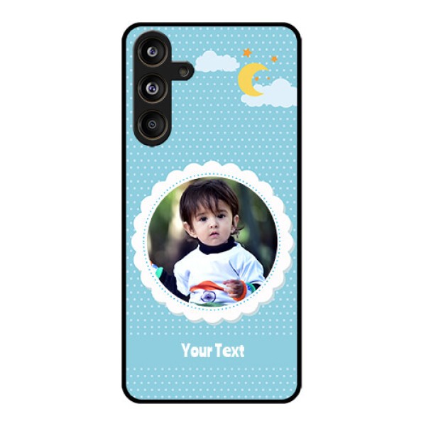 Samsung Galaxy F55 5G Custom Glass Phone CaseViolet Pattern Design