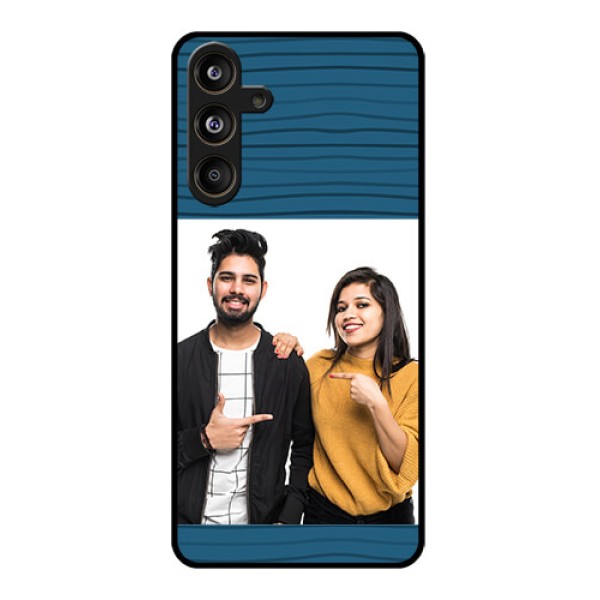 Samsung Galaxy F55 5G Custom Glass Phone CaseBlue Pattern Cover Design Samsung Galaxy F55 5G Custom Glass Phone CaseBlue Pattern Cover Design