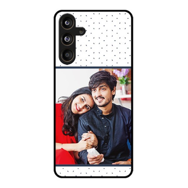 Samsung Galaxy F55 5G Custom Glass Phone CasePremium Dot Design