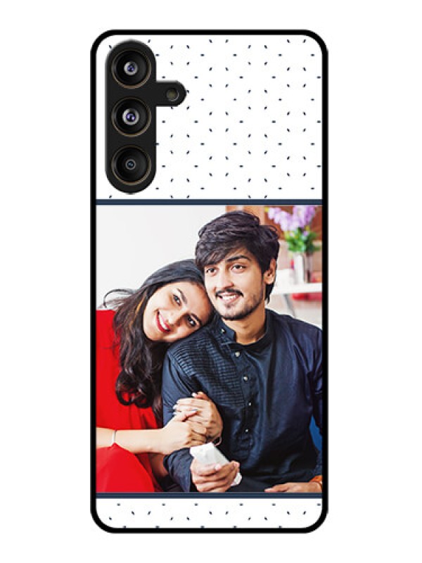 Custom Samsung Galaxy F55 5G Custom Glass Phone CasePremium Dot Design