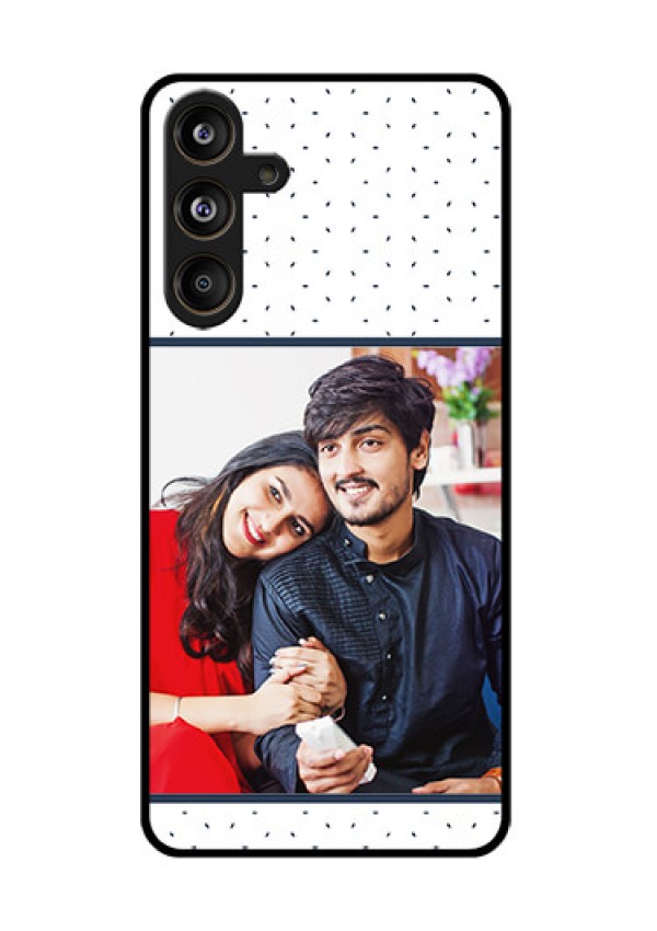 Samsung Galaxy F55 5G Custom Glass Phone CasePremium Dot Design