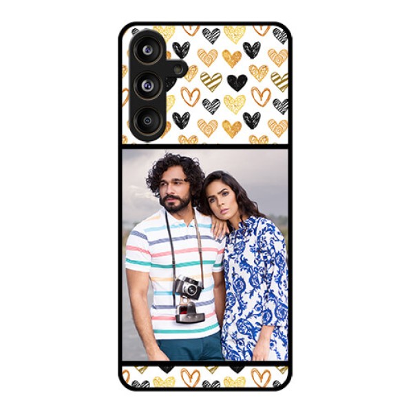 Samsung Galaxy F55 5G Custom Glass Phone CaseLove Symbol Design