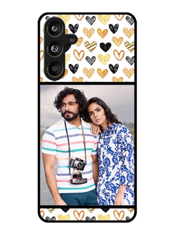 Custom Samsung Galaxy F55 5G Custom Glass Phone CaseLove Symbol Design
