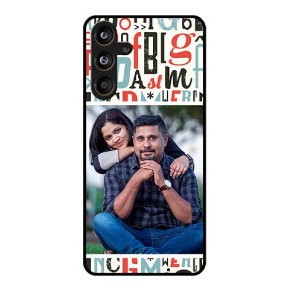 Samsung Galaxy F55 5G Custom Glass Phone CaseAlphabet Design