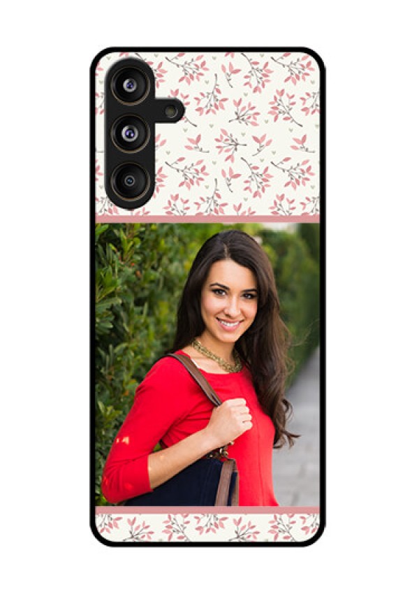 Samsung Galaxy F55 5G Custom Glass Phone CaseStunning Floral Design