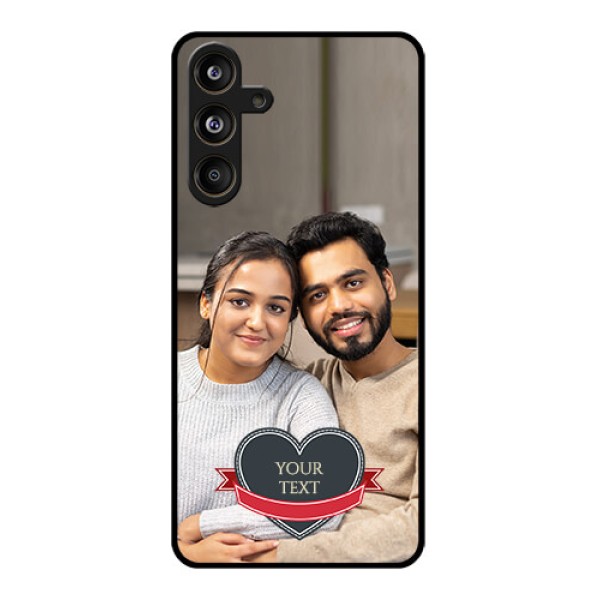 Samsung Galaxy F55 5G Custom Glass Phone CaseJust Married Couple Design Samsung Galaxy F55 5G Custom Glass Phone CaseJust Married Couple Design