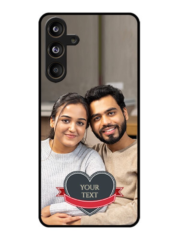 Custom Samsung Galaxy F55 5G Custom Glass Phone CaseJust Married Couple Design