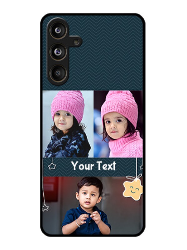 Custom Samsung Galaxy F55 5G Custom Glass Phone CaseHanging Stars Design