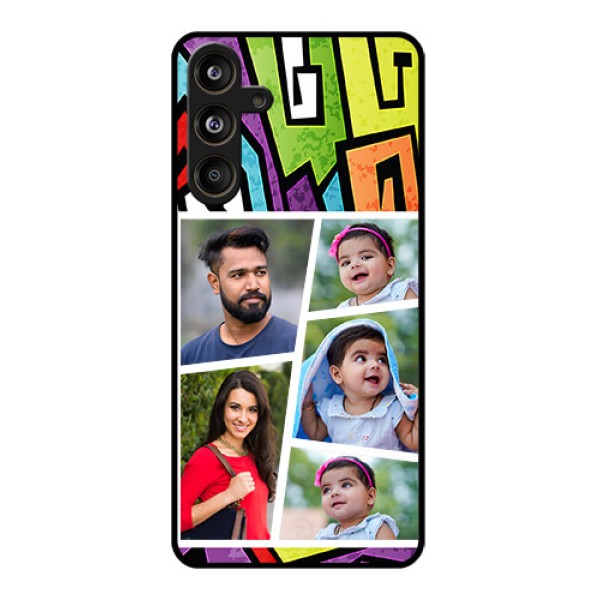 Samsung Galaxy F55 5G Custom Glass Phone CaseGraffiti Pattern Design Samsung Galaxy F55 5G Custom Glass Phone CaseGraffiti Pattern Design