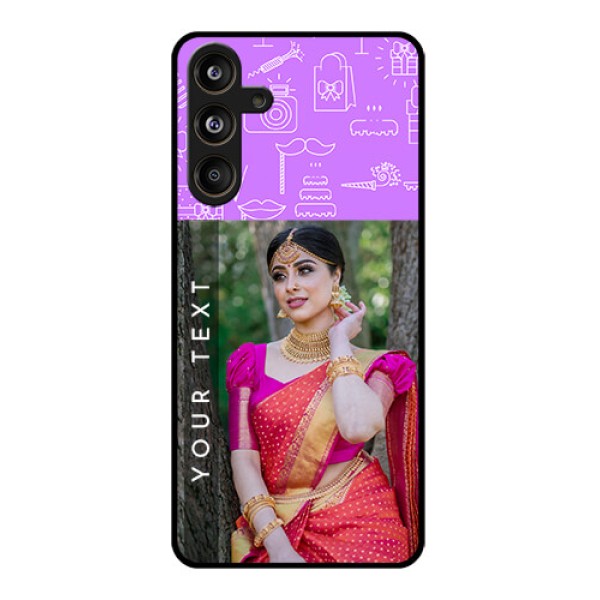 Samsung Galaxy F55 5G Custom Glass Phone CaseBirthday Icons Design Samsung Galaxy F55 5G Custom Glass Phone CaseBirthday Icons Design
