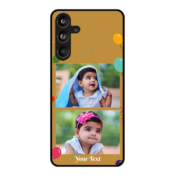 Samsung Galaxy F55 5G Custom Glass Phone CaseImage Holder With Birthday Celebrations Design Samsung Galaxy F55 5G Custom Glass Phone CaseImage Holder With Birthday Celebrations Design