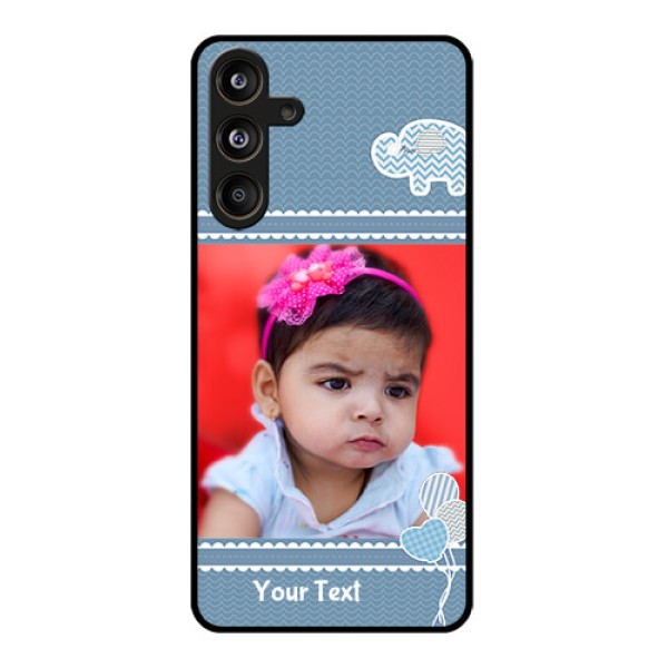 Samsung Galaxy F55 5G Custom Glass Phone CaseWith Kids Pattern Design