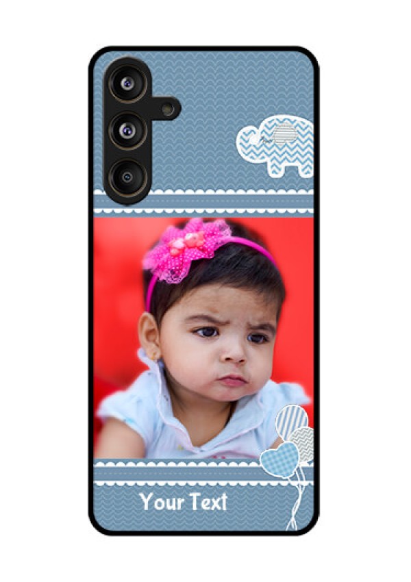 Samsung Galaxy F55 5G Custom Glass Phone CaseWith Kids Pattern Design
