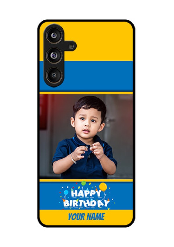 Samsung Galaxy F55 5G Custom Glass Phone CaseBirthday Wishes Design
