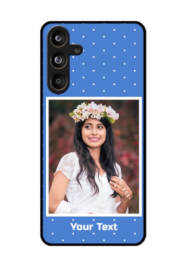 Samsung Galaxy F55 5G Custom Glass Phone CasePolka Dots Design