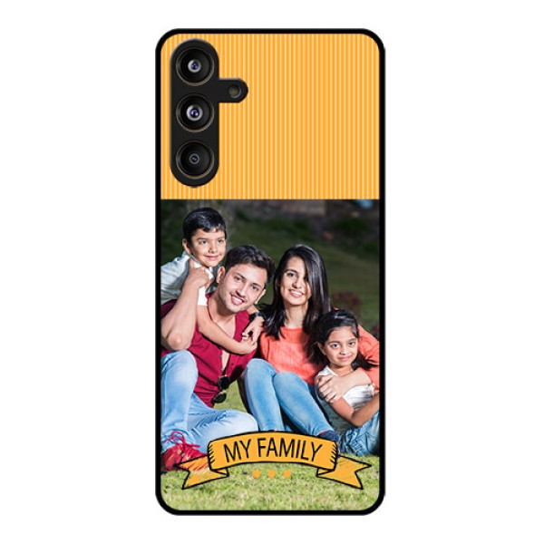 Samsung Galaxy F55 5G Custom Glass Phone CaseMy Family Design
