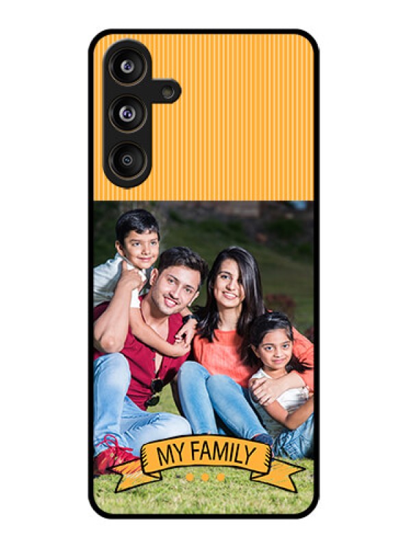 Custom Samsung Galaxy F55 5G Custom Glass Phone CaseMy Family Design
