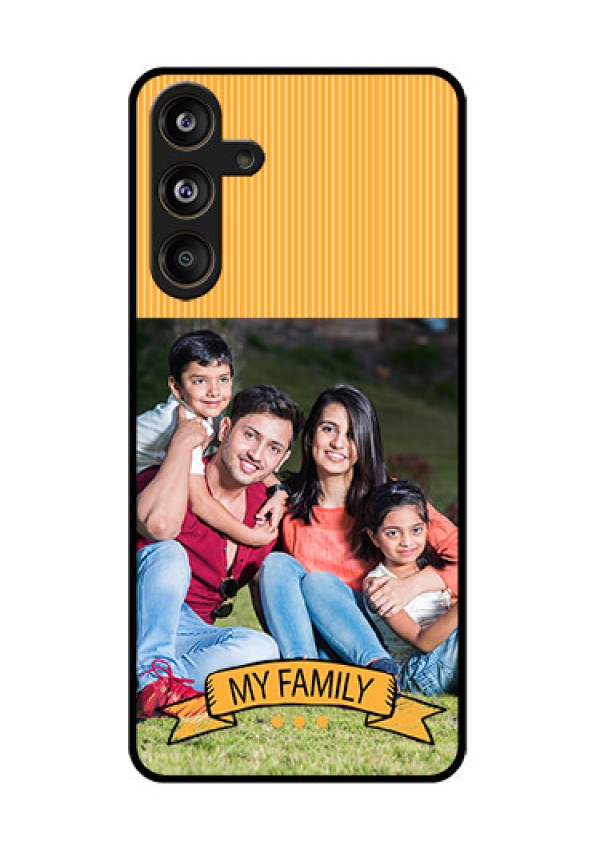 Samsung Galaxy F55 5G Custom Glass Phone CaseMy Family Design