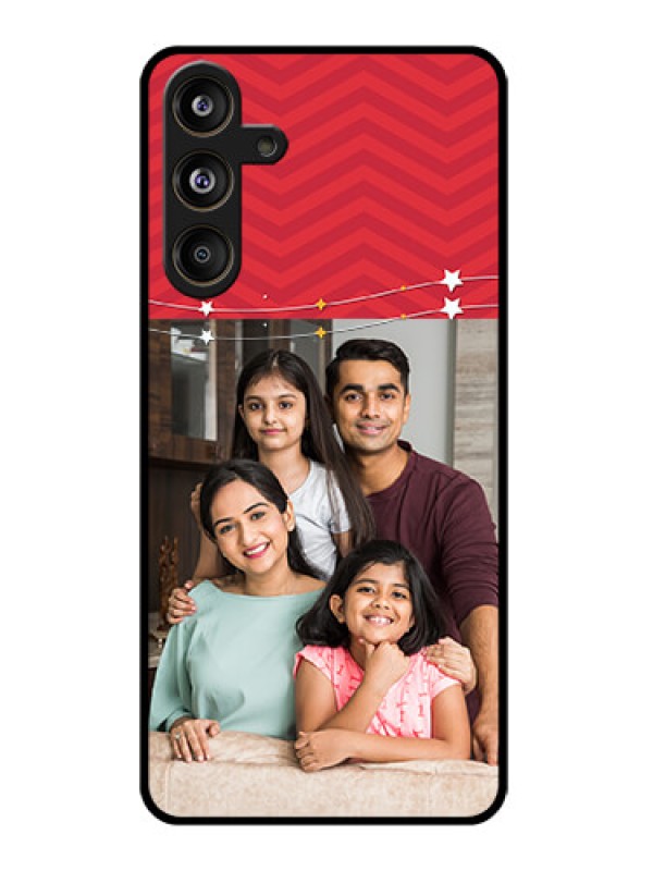 Custom Samsung Galaxy F55 5G Custom Glass Phone CaseHappy Family Design