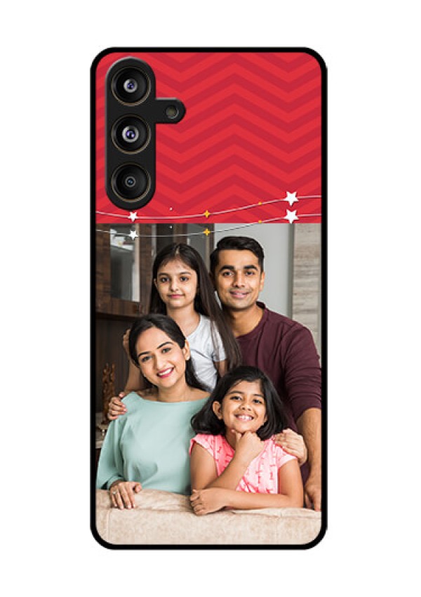 Samsung Galaxy F55 5G Custom Glass Phone CaseHappy Family Design