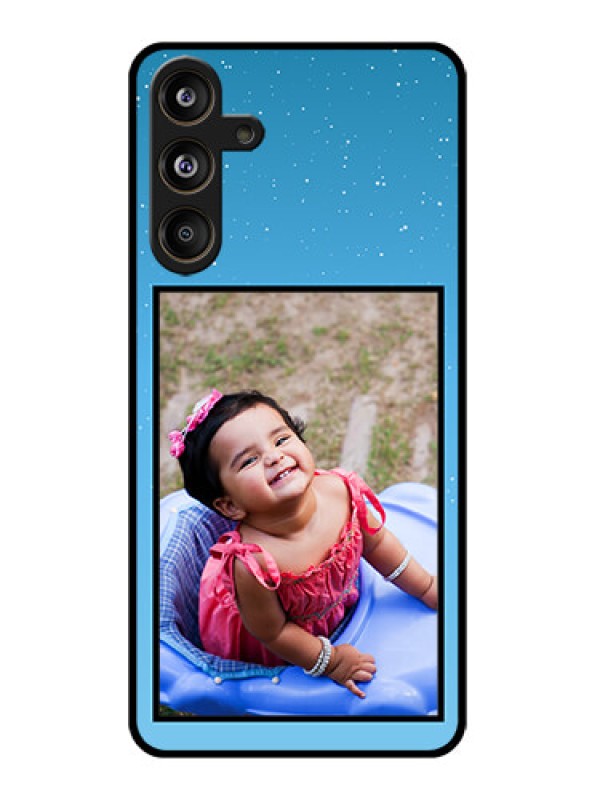 Custom Samsung Galaxy F55 5G Custom Glass Phone CaseWave Pattern Colorful Design