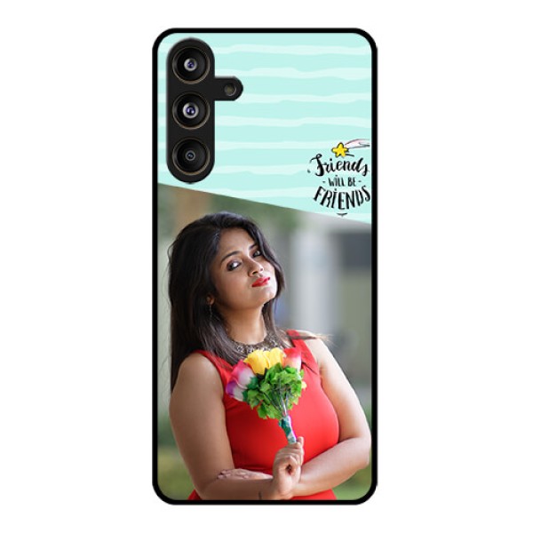 Samsung Galaxy F55 5G Custom Glass Phone CaseFriends Picture Icon Design Samsung Galaxy F55 5G Custom Glass Phone CaseFriends Picture Icon Design