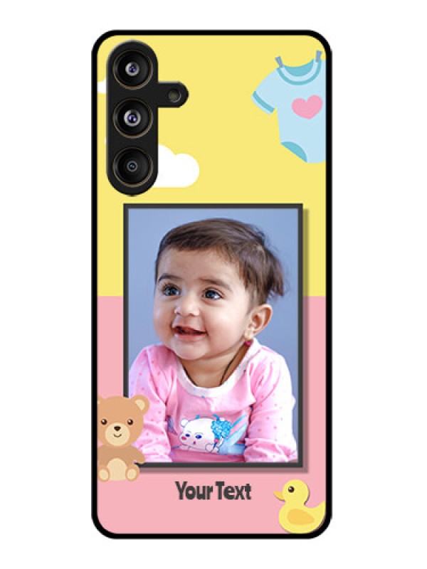 Custom Samsung Galaxy F55 5G Custom Glass Phone CaseKids 2 Color Design
