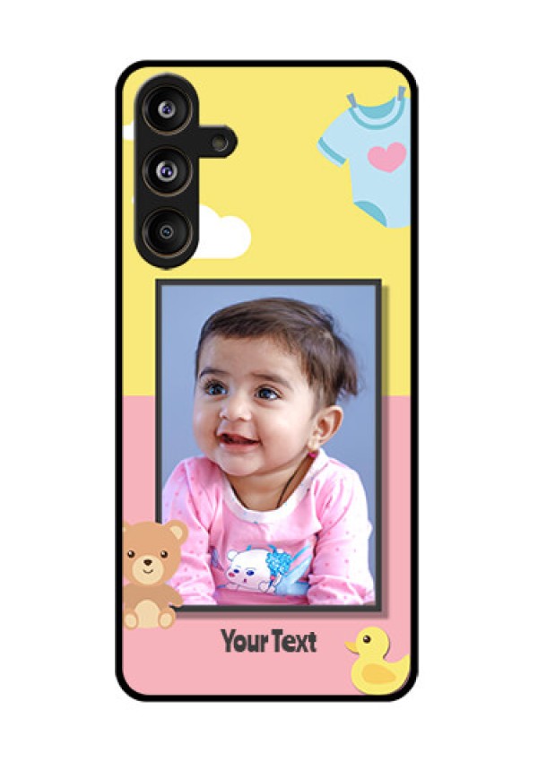 Samsung Galaxy F55 5G Custom Glass Phone CaseKids 2 Color Design