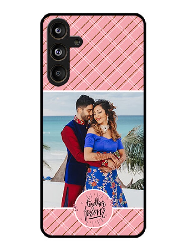 Custom Samsung Galaxy F55 5G Custom Glass Phone CaseTogether Forever Design
