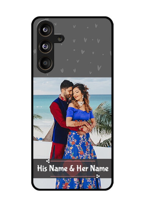 Samsung Galaxy F55 5G Custom Glass Phone CaseBuy Love Design With Photo Online