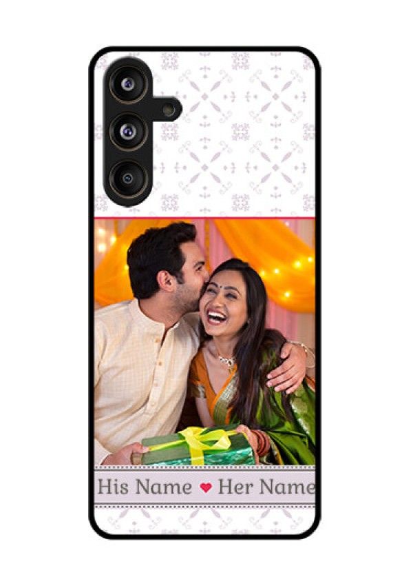 Samsung Galaxy F55 5G Custom Glass Phone CaseWith Photo And Ethnic Design