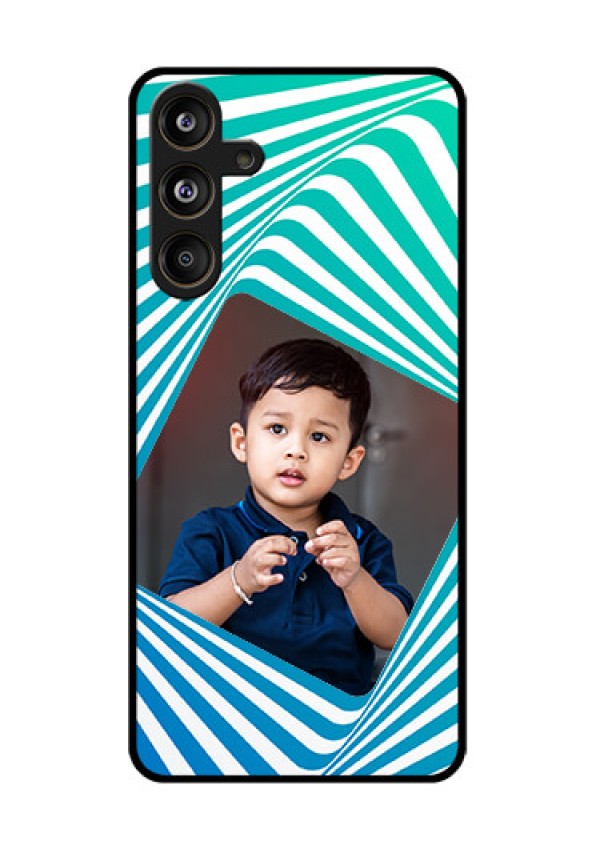 Samsung Galaxy F55 5G Custom Glass Phone CaseAbstract Spiral Design