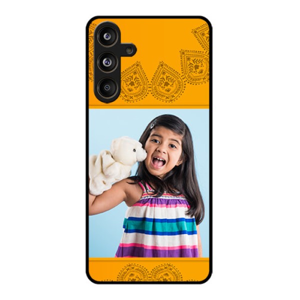 Samsung Galaxy F55 5G Custom Glass Phone CasePhoto Wedding Design Samsung Galaxy F55 5G Custom Glass Phone CasePhoto Wedding Design
