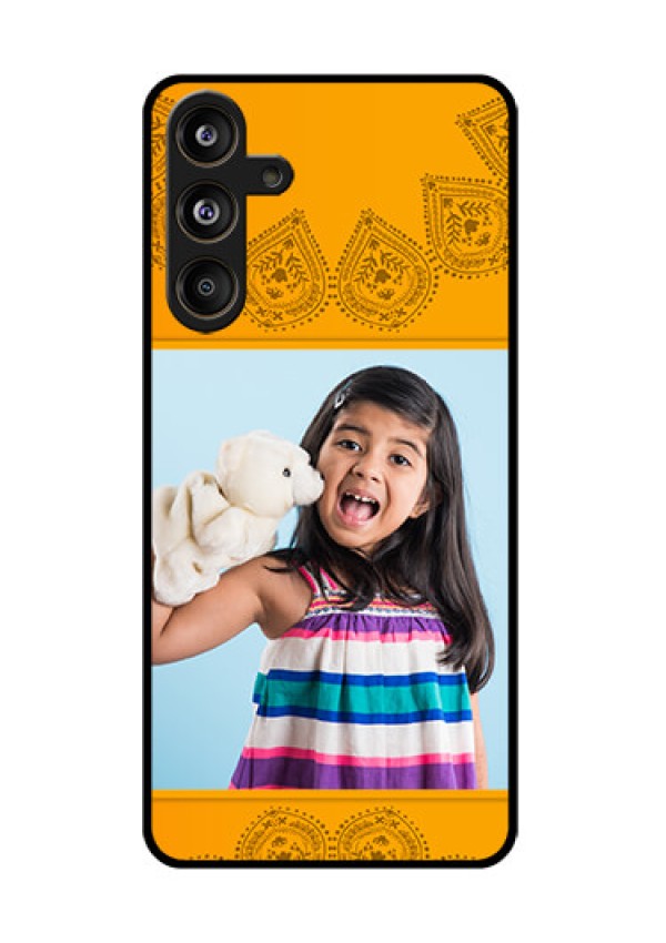 Samsung Galaxy F55 5G Custom Glass Phone CasePhoto Wedding Design