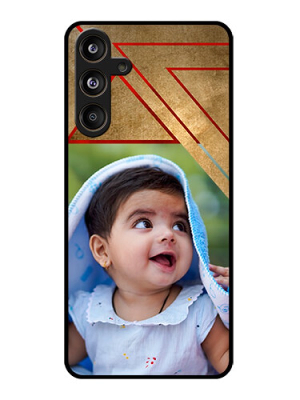 Custom Samsung Galaxy F55 5G Custom Glass Phone CaseGradient Abstract Texture Design