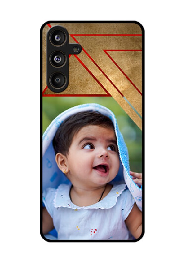 Samsung Galaxy F55 5G Custom Glass Phone CaseGradient Abstract Texture Design