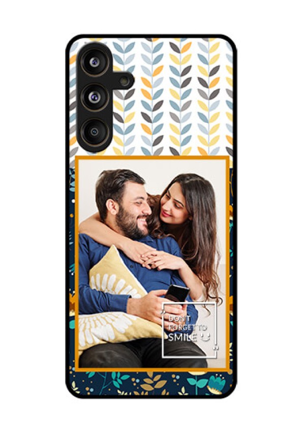 Samsung Galaxy F55 5G Custom Glass Phone CasePattern Design