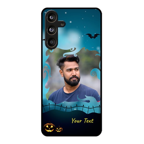 Samsung Galaxy F55 5G Custom Glass Phone CaseHalloween Frame Design Samsung Galaxy F55 5G Custom Glass Phone CaseHalloween Frame Design