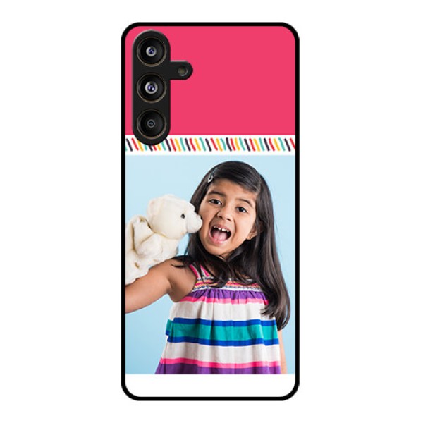 Samsung Galaxy F55 5G Custom Glass Phone CaseLine Art Design