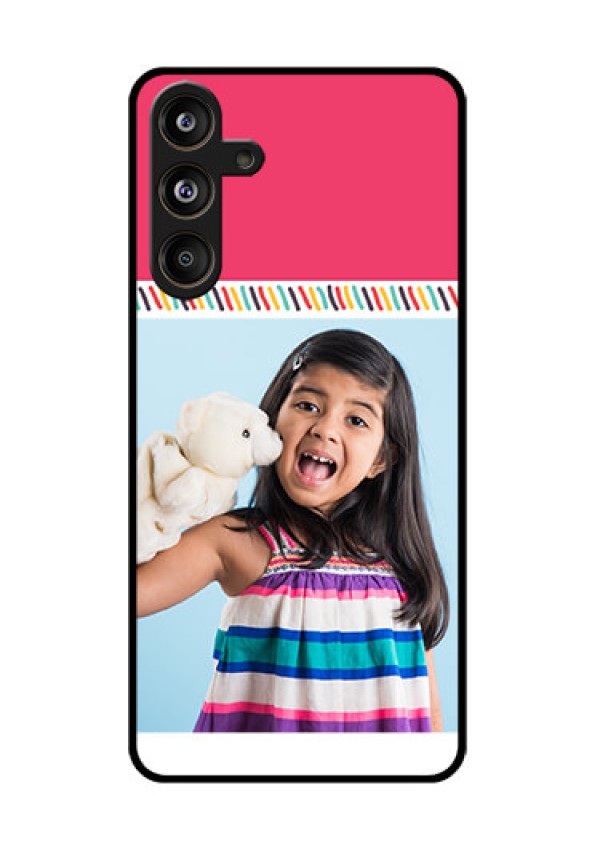 Samsung Galaxy F55 5G Custom Glass Phone CaseLine Art Design