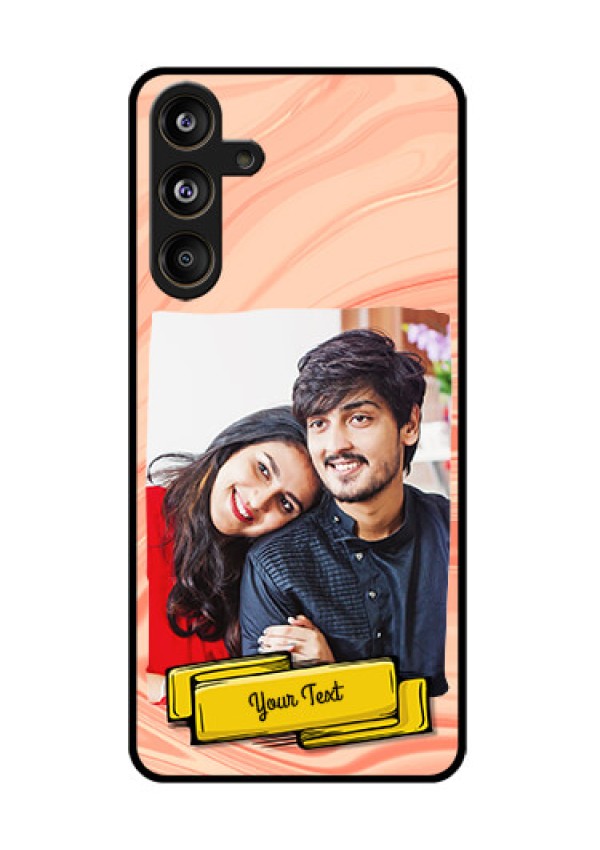 Samsung Galaxy F55 5G Custom Glass Phone CaseMarble Texture Design