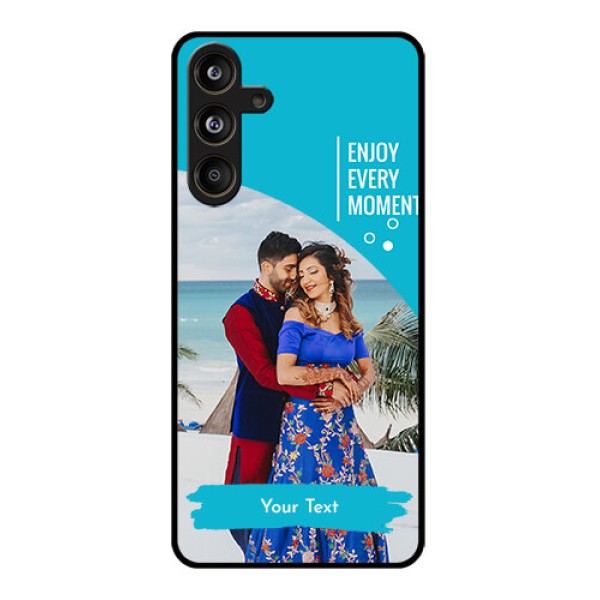 Samsung Galaxy F55 5G Custom Glass Phone CaseHappy Moment Design
