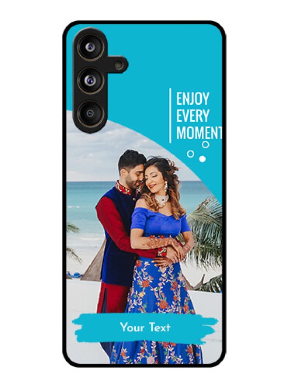 Custom Samsung Galaxy F55 5G Custom Glass Phone CaseHappy Moment Design