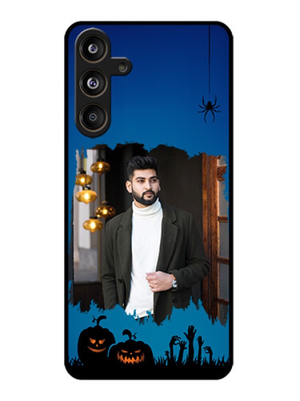 Custom Samsung Galaxy F55 5G Custom Glass Phone CaseWith Pro Halloween Design