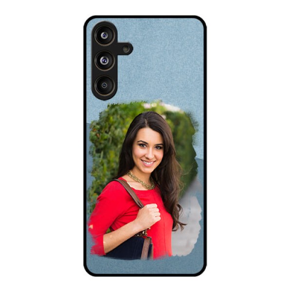 Samsung Galaxy F55 5G Custom Glass Phone CaseGrunge Line Art Design